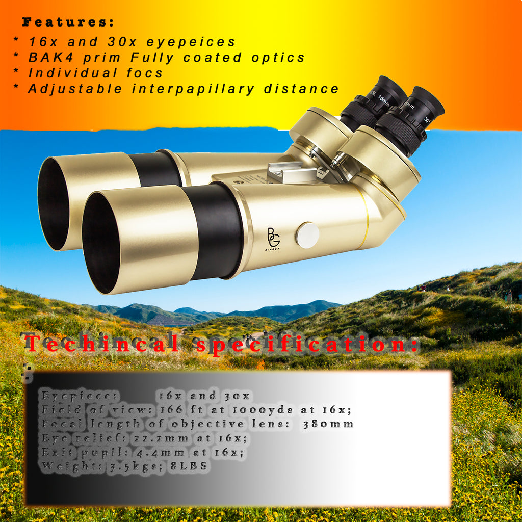Binger 16-30X70 Big Binoculars