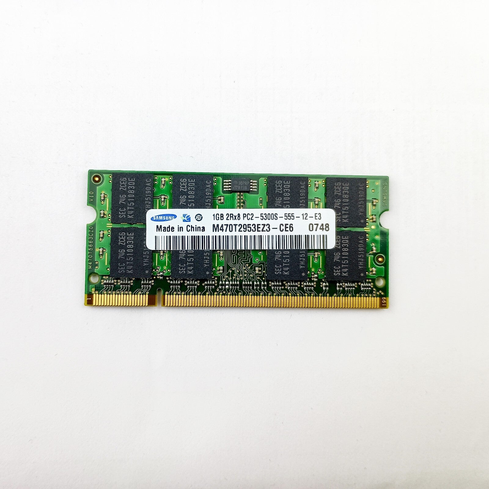 Samsung 1GB 2Rx8 PC2-5300S-555-12-E3 DDR2 667Mhz CL5 200pin SODIMM RAM working