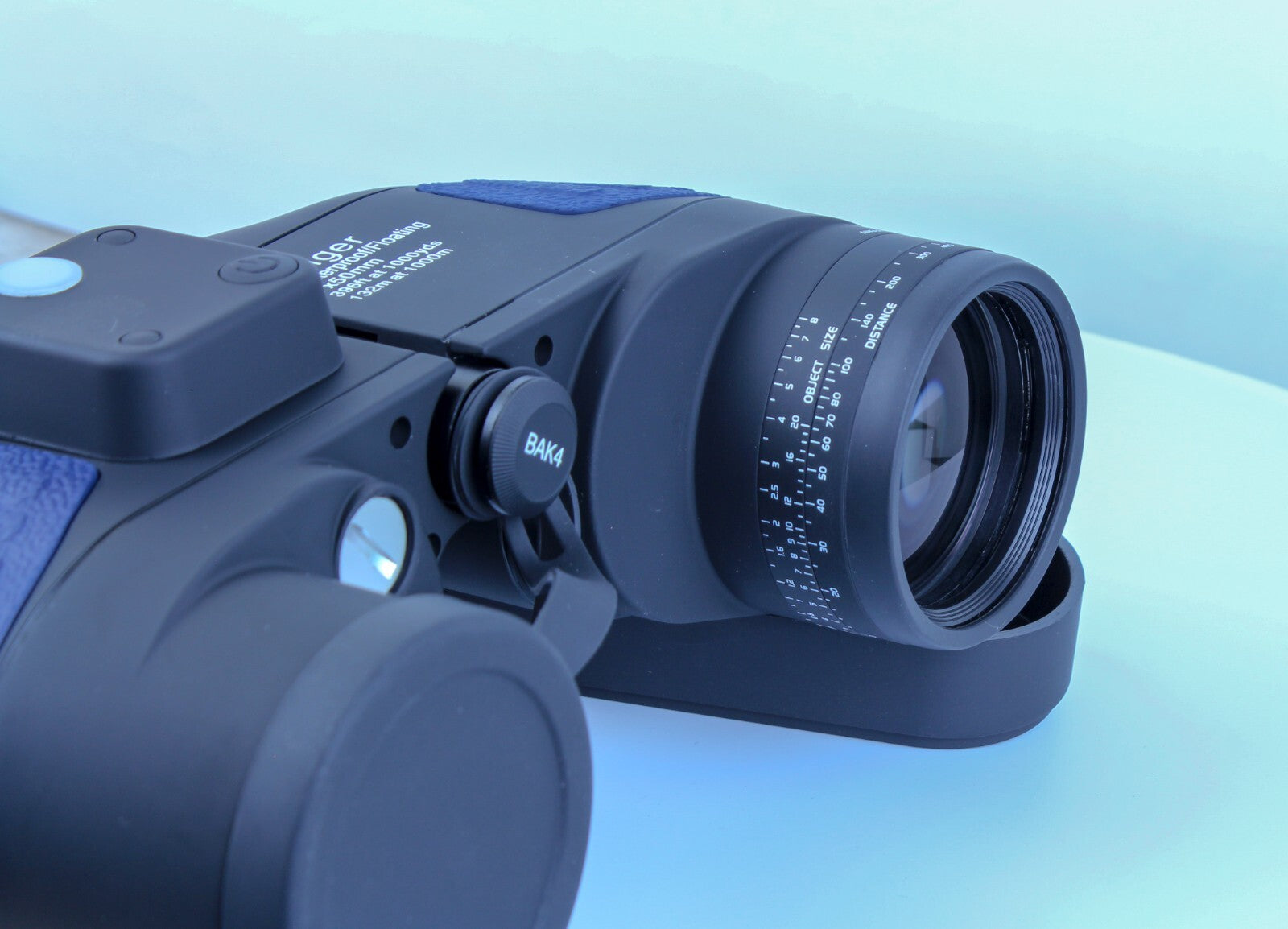 Binger 7x50 Marine Binoculars with illuminated built-in compass Reticle BAK 4