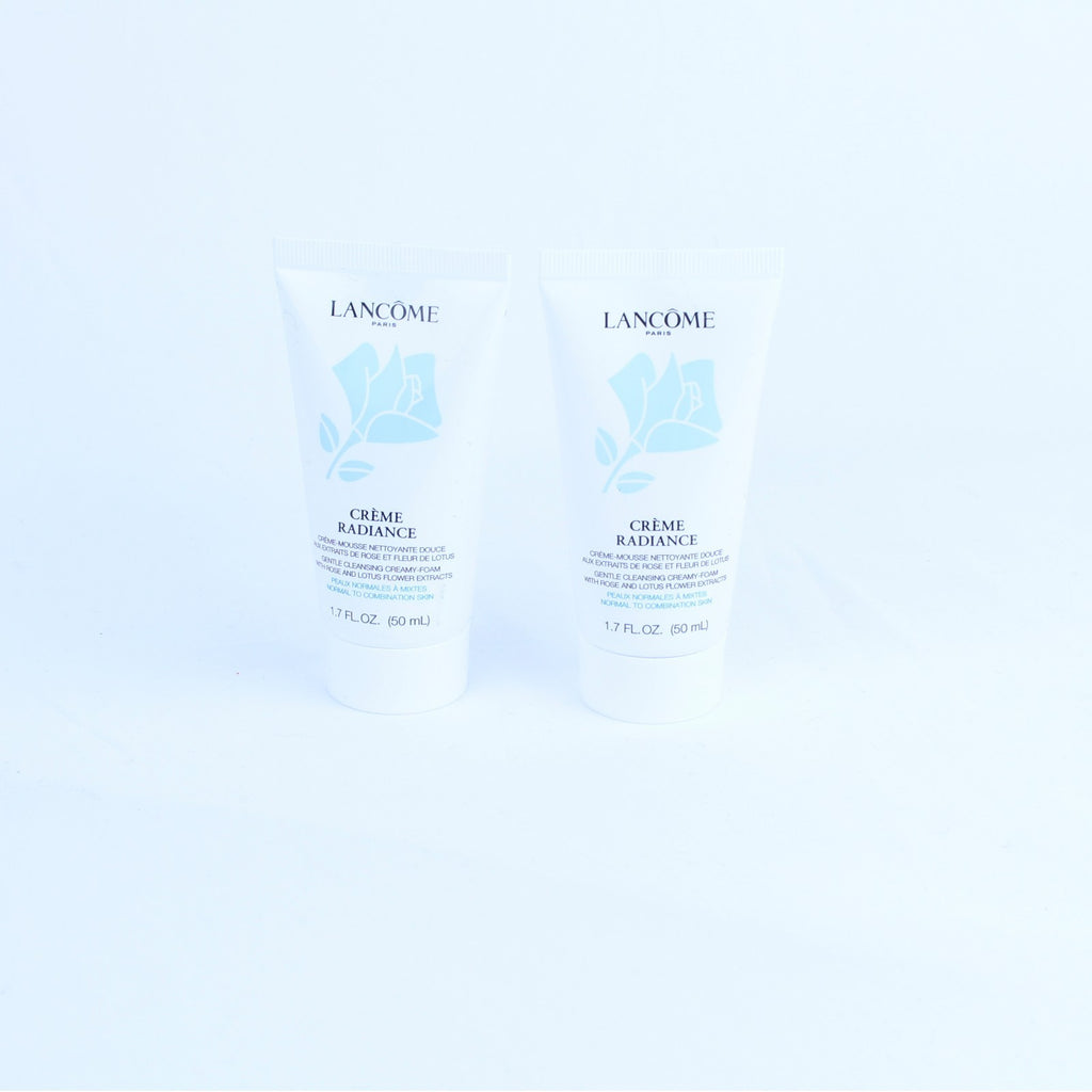 2 Lancome Creme Radiance Gentle Cleansing Creamy-foam 1.7oz/50ml Each