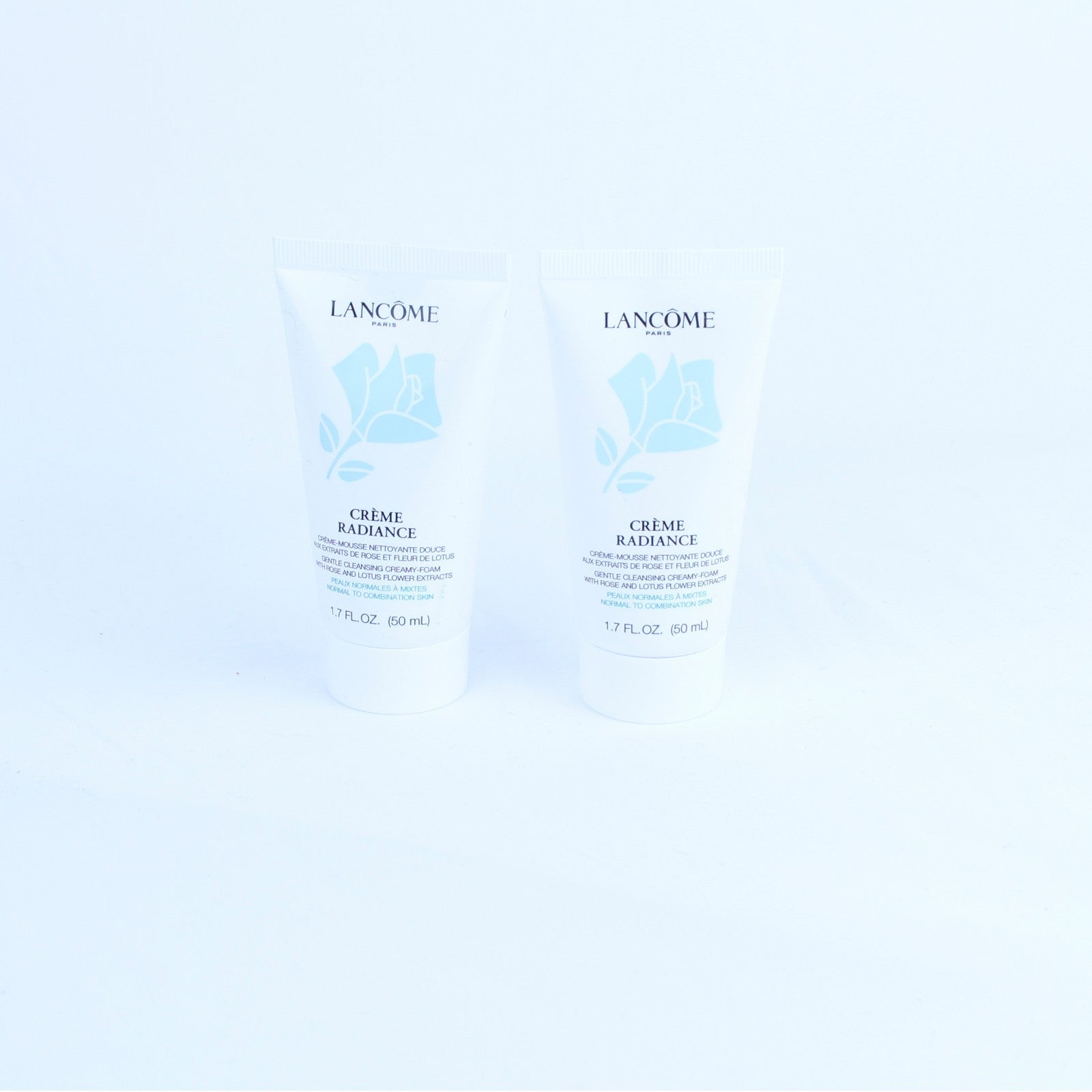 2 Lancome Creme Radiance Gentle Cleansing Creamy-foam 1.7oz/50ml Each