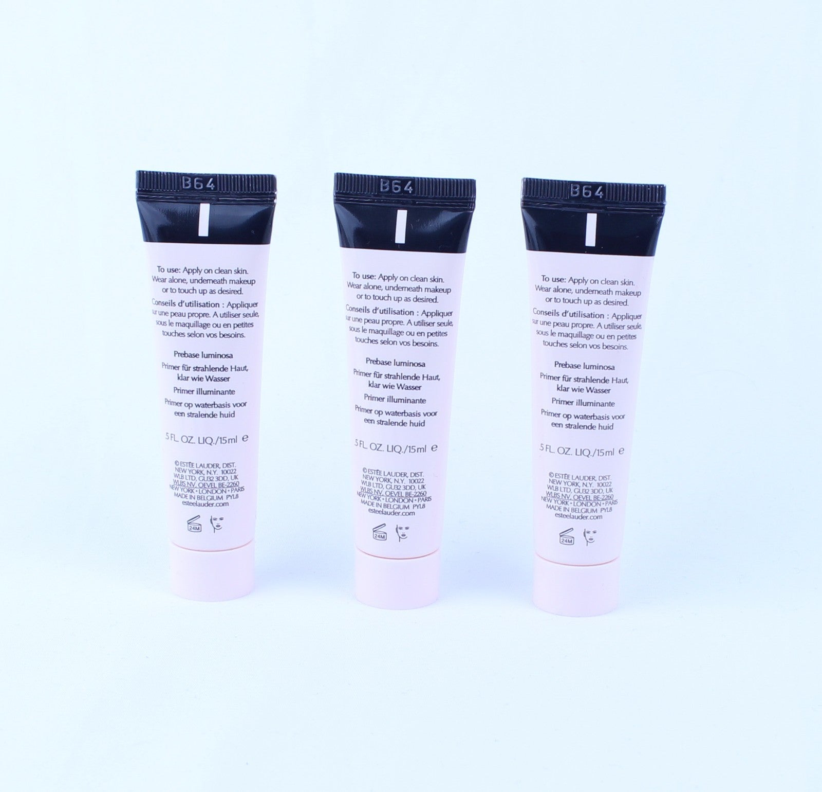 3 x  Estee Lauder Futurist Aqua Brilliance Watery Glow Primer 0.5 oz/15 ml