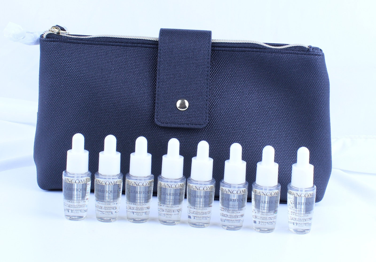 8 x Lancome Clarifique Refining Brightening Pro Solution  0.23 oz each  with bag