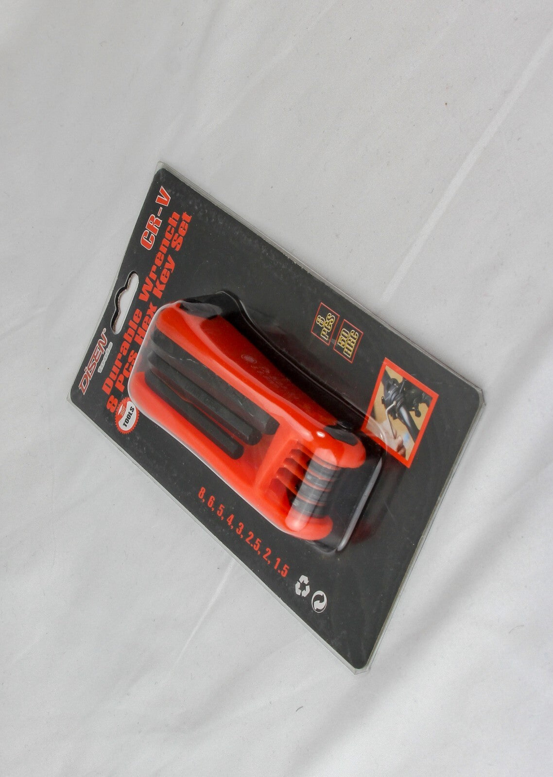 8 pcs HEX Key Set CR-V Durable Wrench 50 HRC