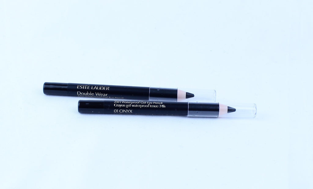 2 NEW ESTEE LAUDER Double Wear 24H Waterproof Gel Eye Pencil 01 ONYX Travel Size