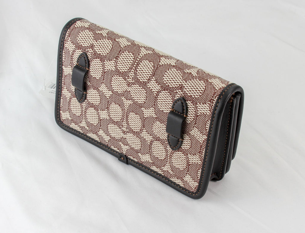 Coach Bandit Belt Bag In Signature Jacquard CJ810  New