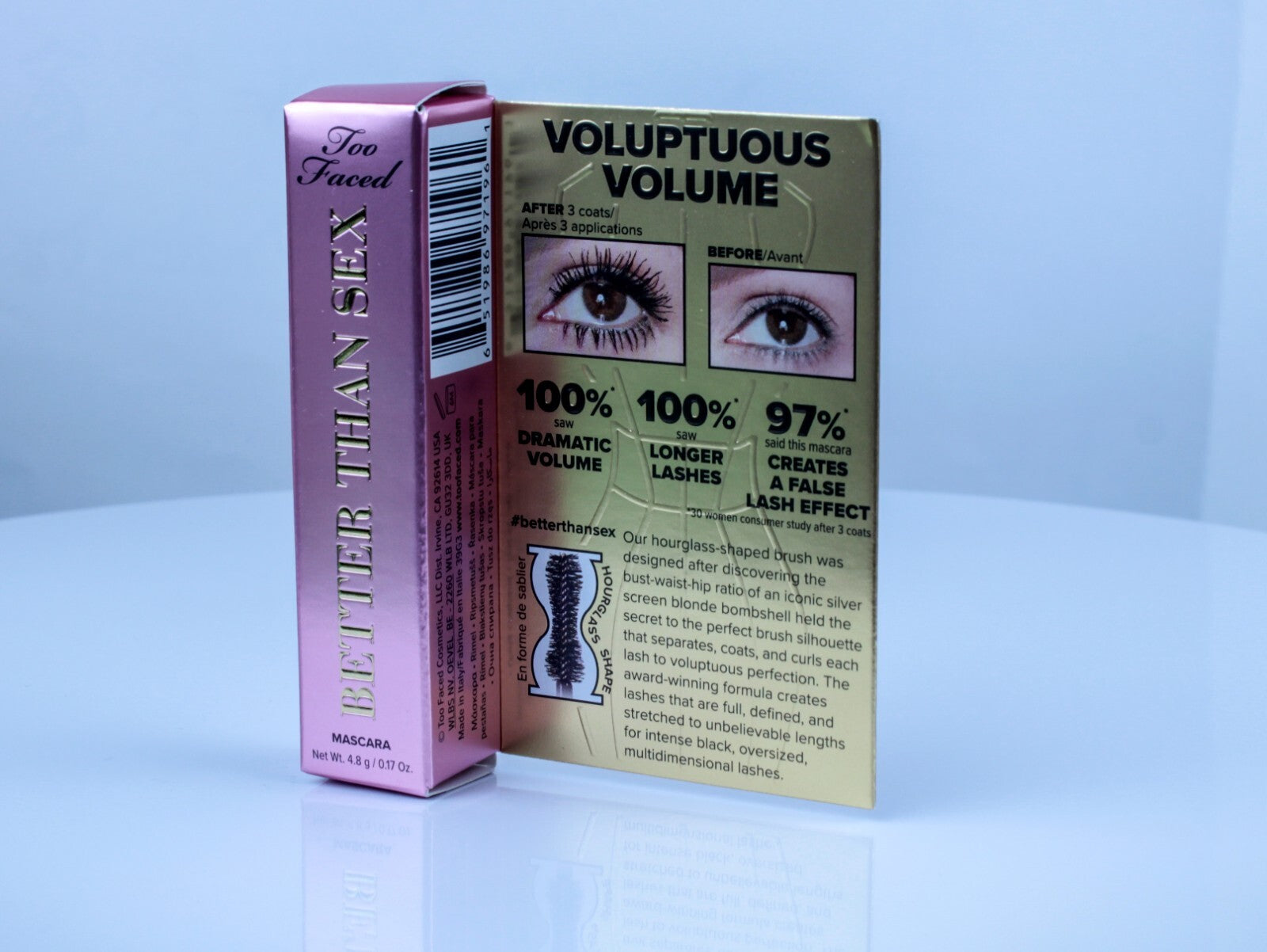 Too Faced Better Than Sex Mascara -  0.17 oz / 4.8 g  Voluptuous Volume NEW