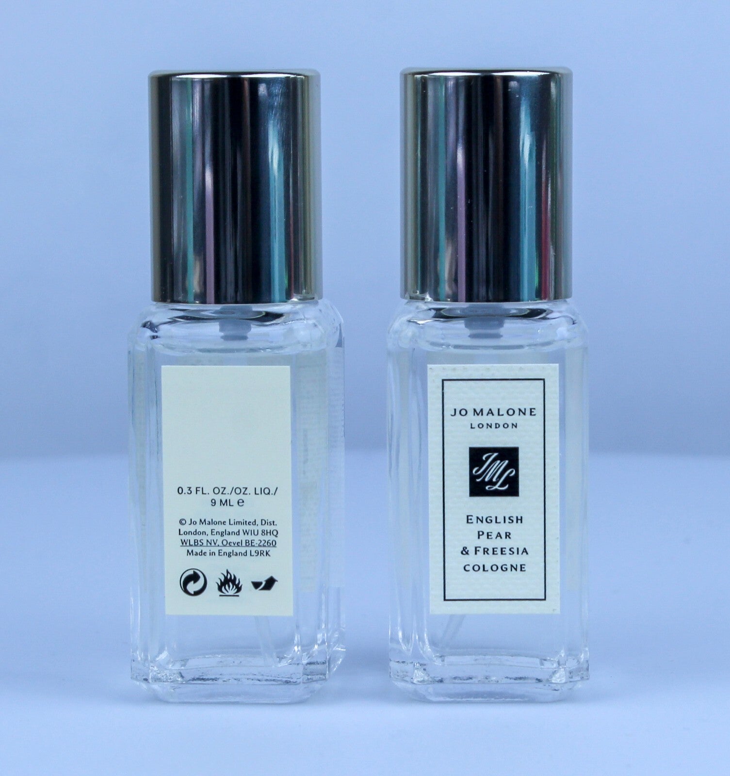 2x Jo Malone London Cologne Spray ,Travel Size 9ml/0.3oz NEW pear & Freesia
