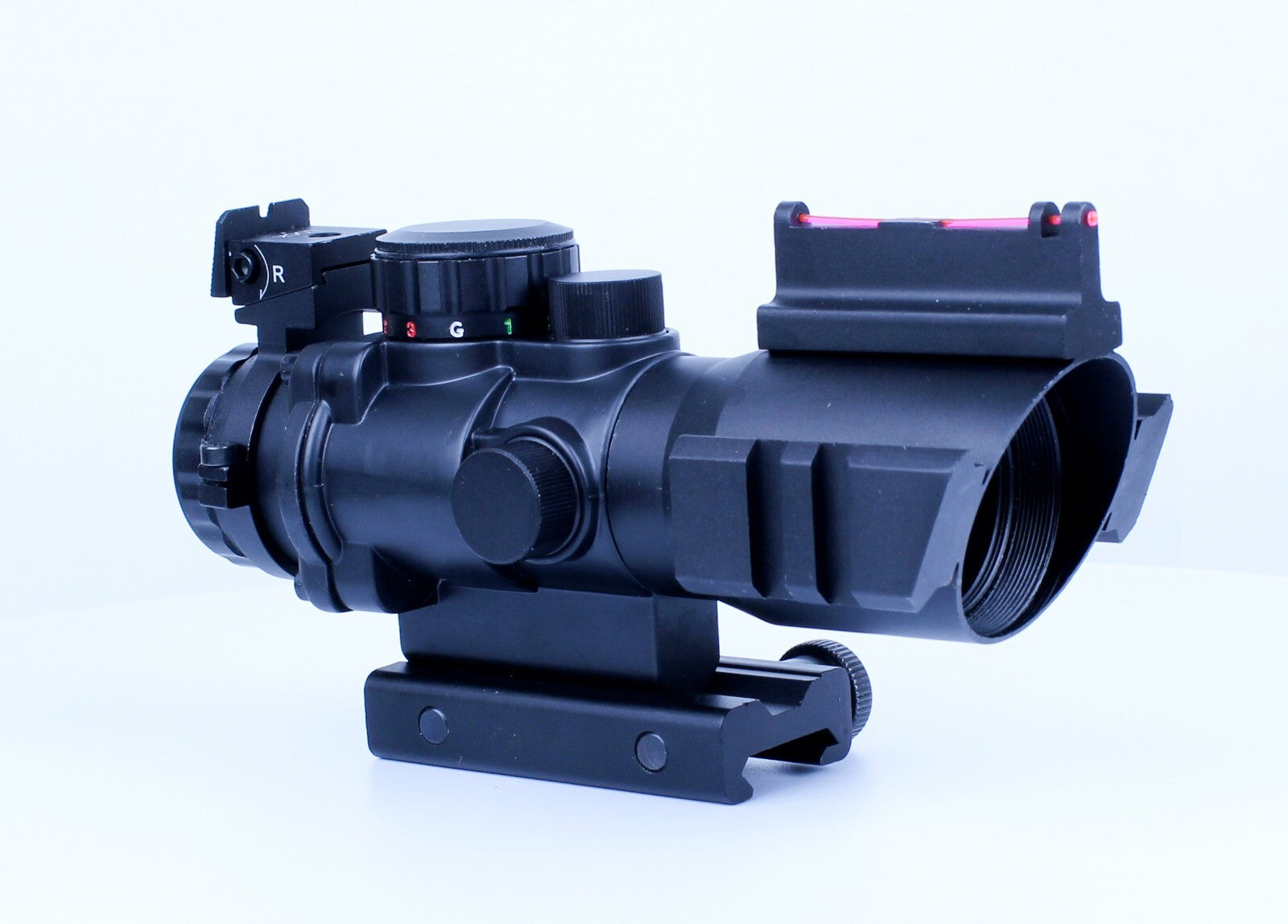 Sniper 4x32 rifle scope Red, Green and Blue Illuminated Reticle