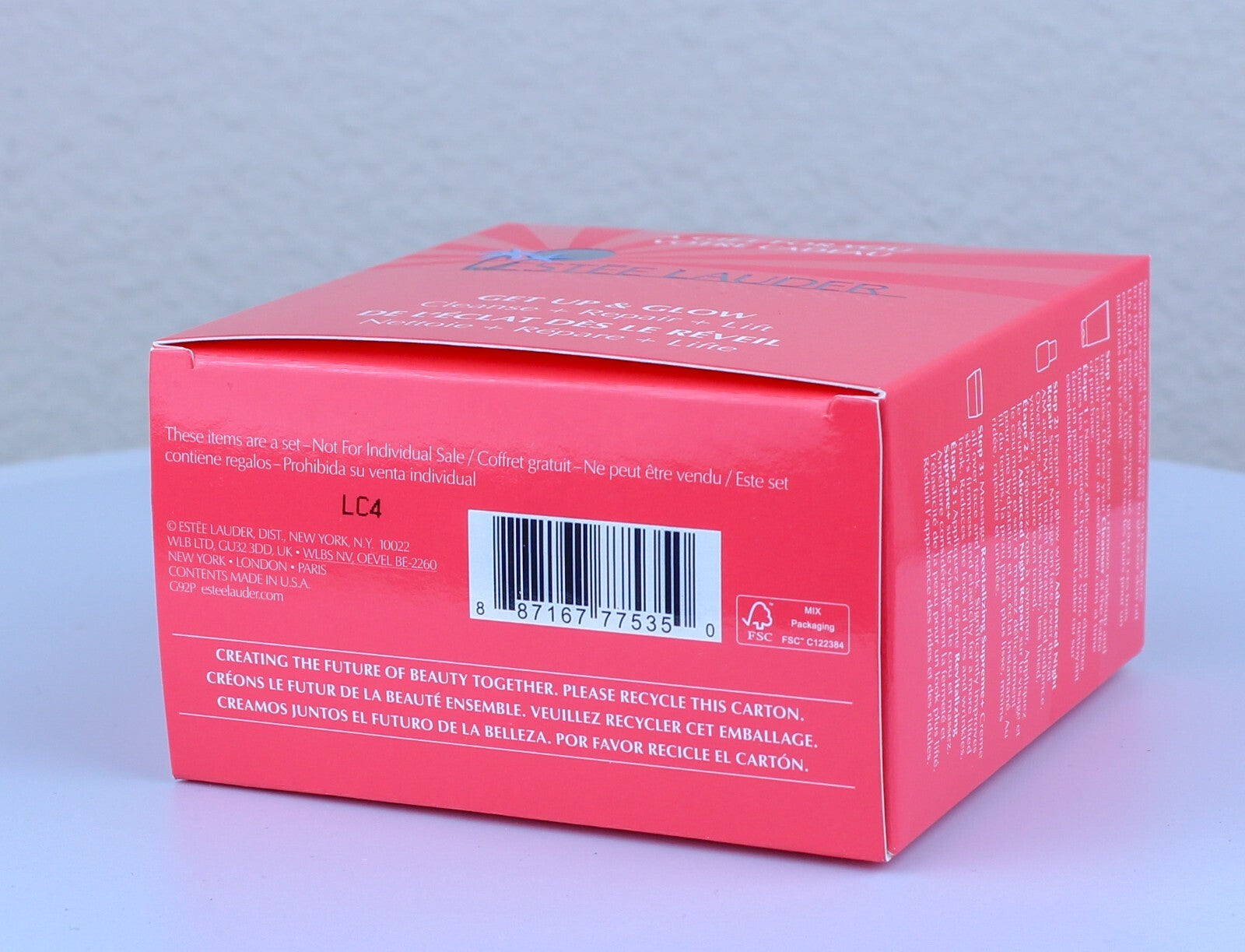 Estee Lauder get up & glow cleanse+repair+lift