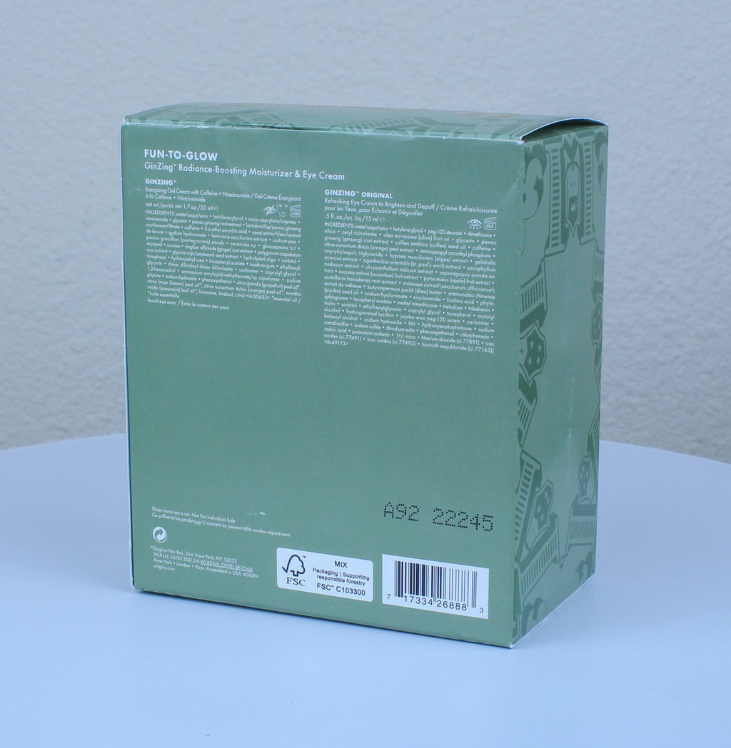 Origins Fun-to-Glow GinZing Radiance-Boosting Moisturizer &Eye Cream Autentic