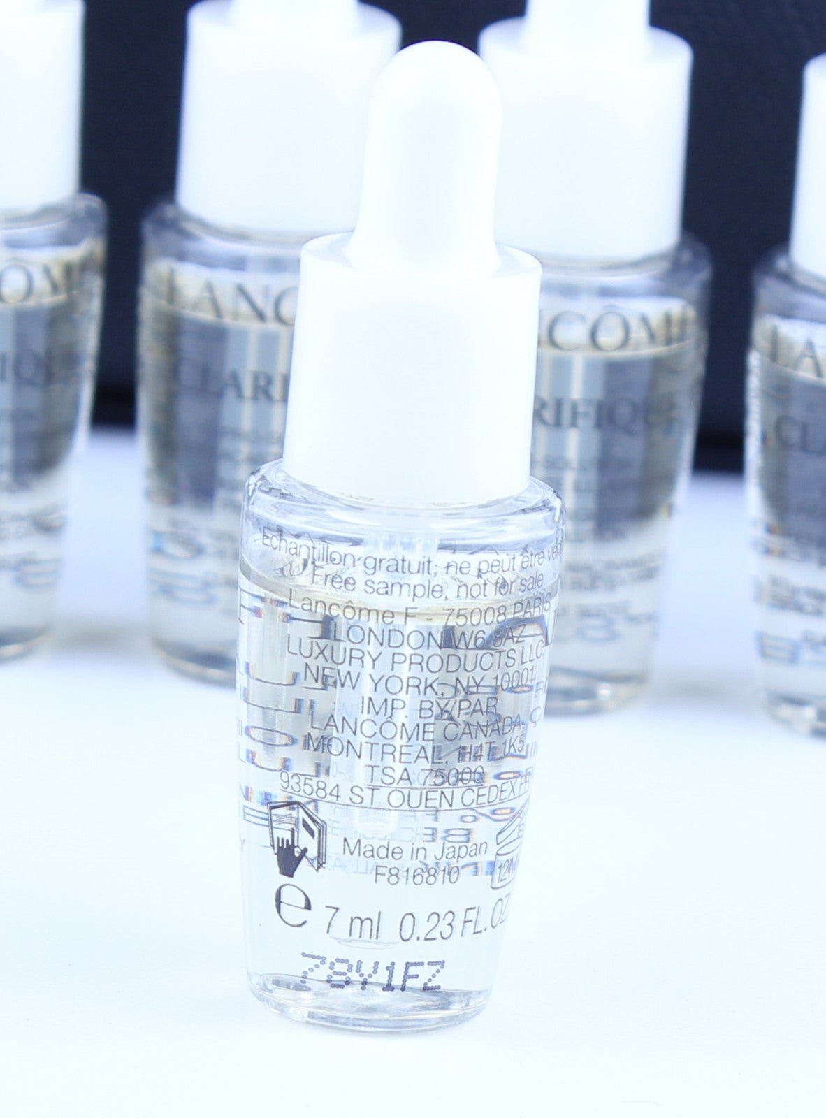 8 x Lancome Clarifique Refining Brightening Pro Solution  0.23 oz each  with bag