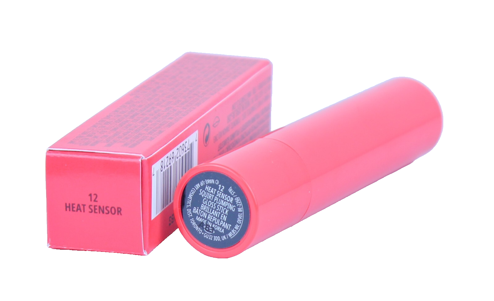 Mac Squirt Plumping Gloss Stick 12 HEAT SENSOR - Size 0.08 Oz. / 2.3 g - New