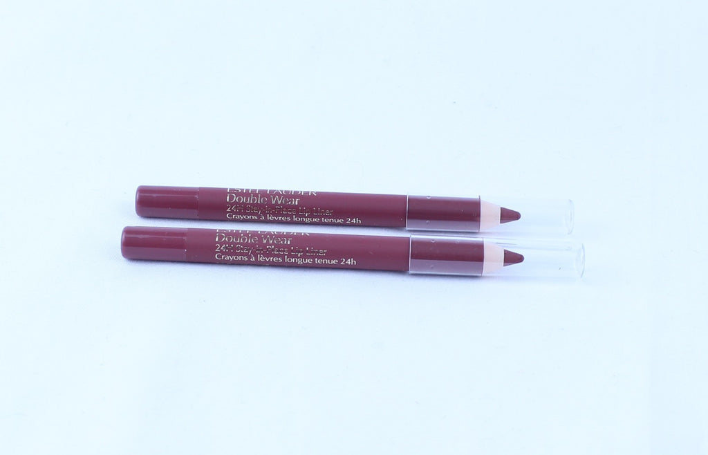 2 x ESTEE LAUDER Double Wear stay in place Lip Liner 017 Mauve  travel size