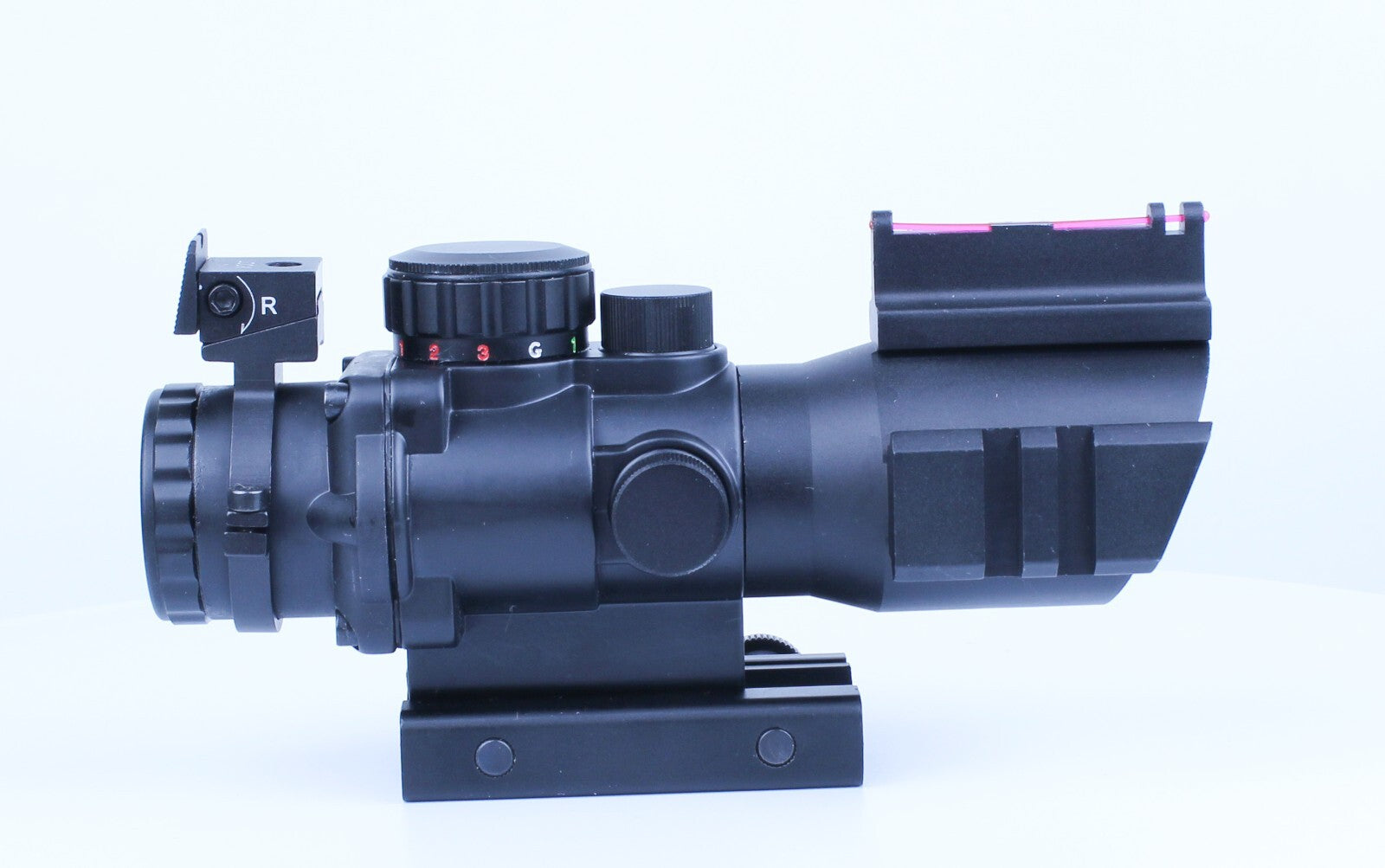 Sniper 4x32 rifle scope Red, Green and Blue Illuminated Reticle