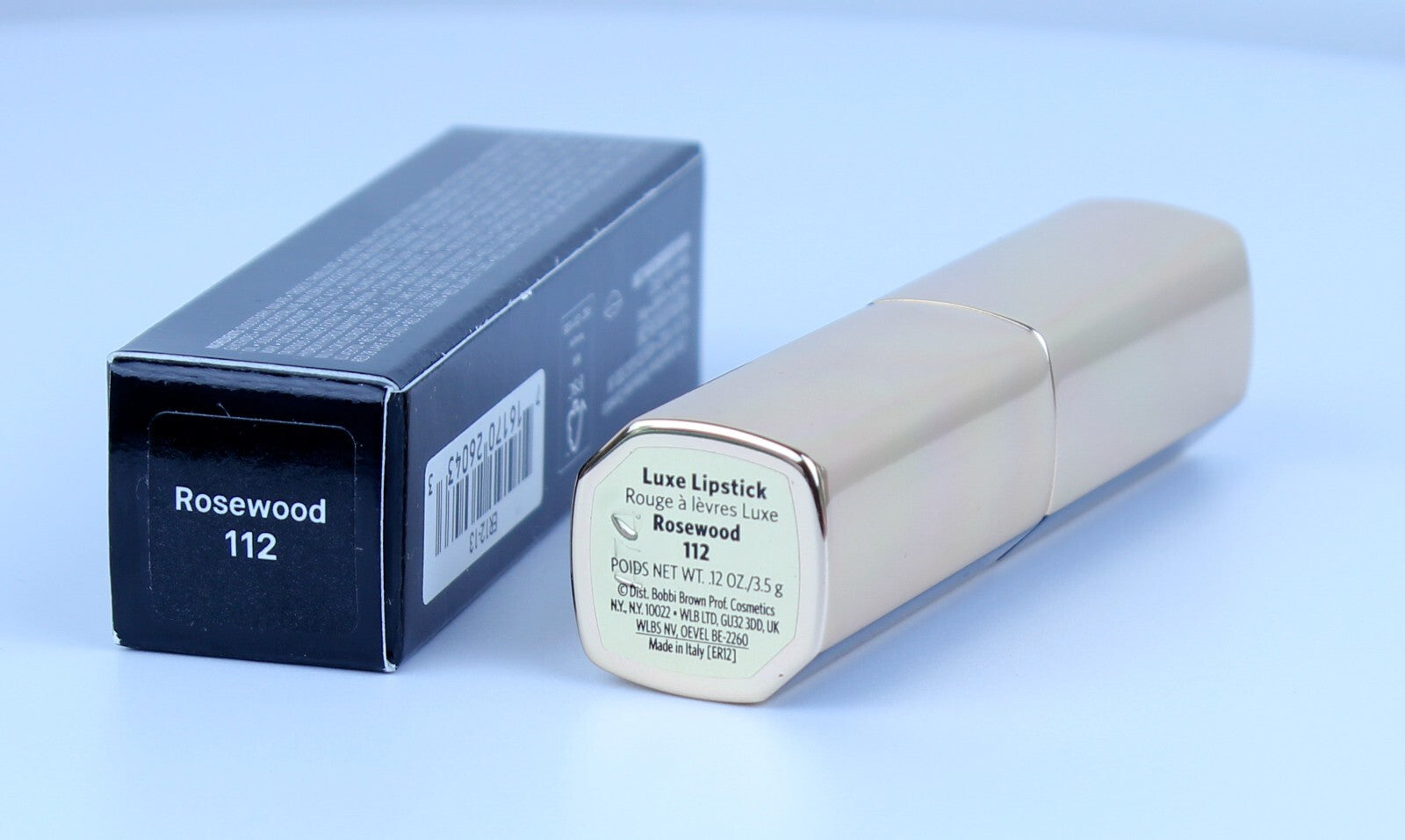 Bobbi Brown Luxe Lipstick - Rosewood 112 Nude New