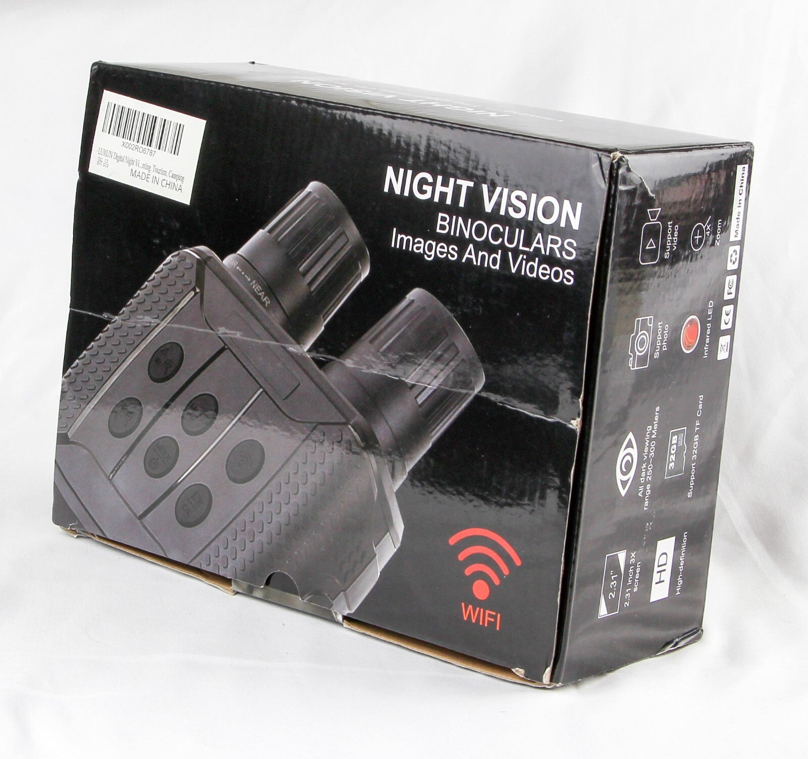 Nigh vision digital 4x zoom Wi Fi Photo and Video, 32gb memory card 2.31'' scree