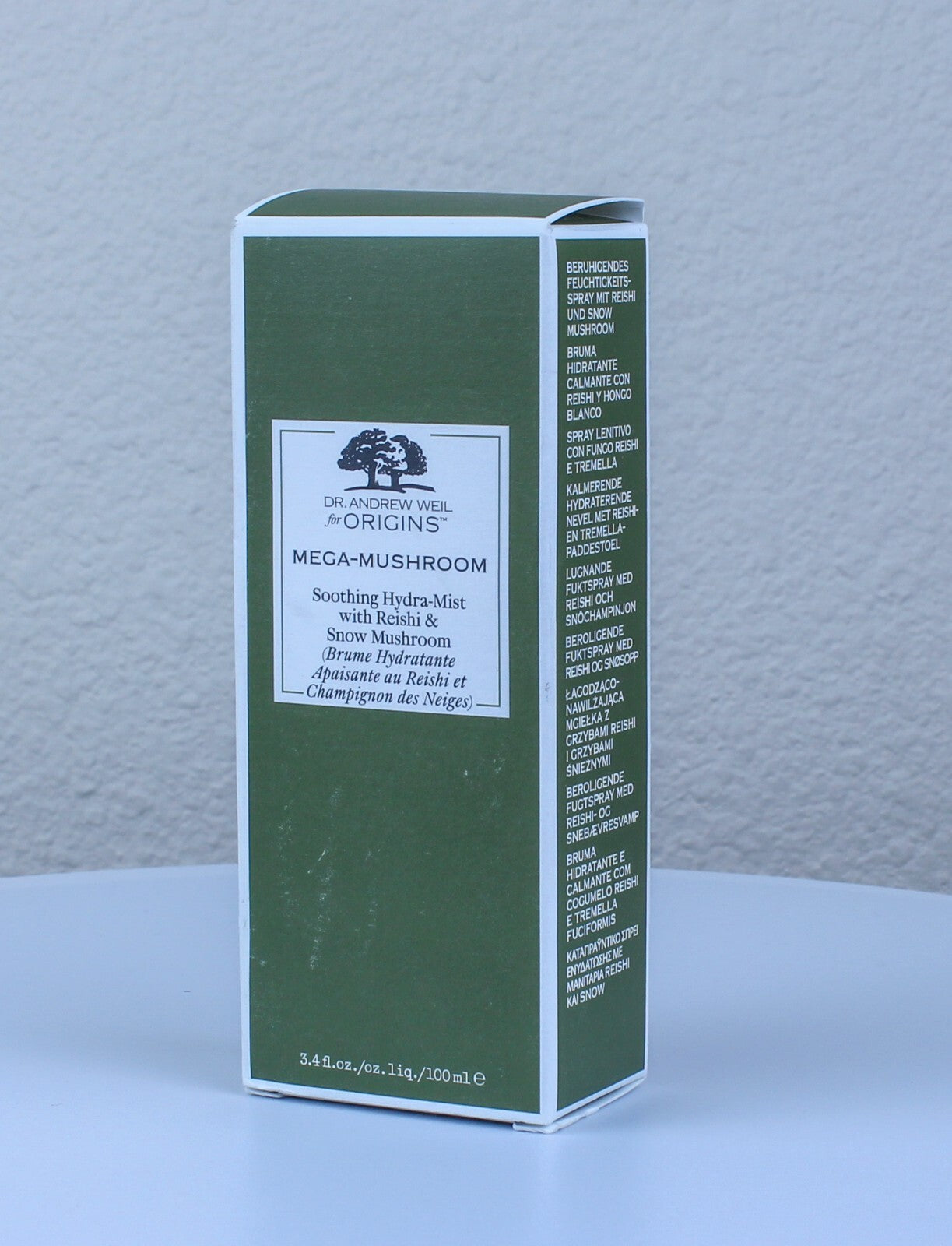 Origins Mega-Mushroom Soothing Hydra-Mist With Reshi & Snow Mushroom 3.4oz NIB