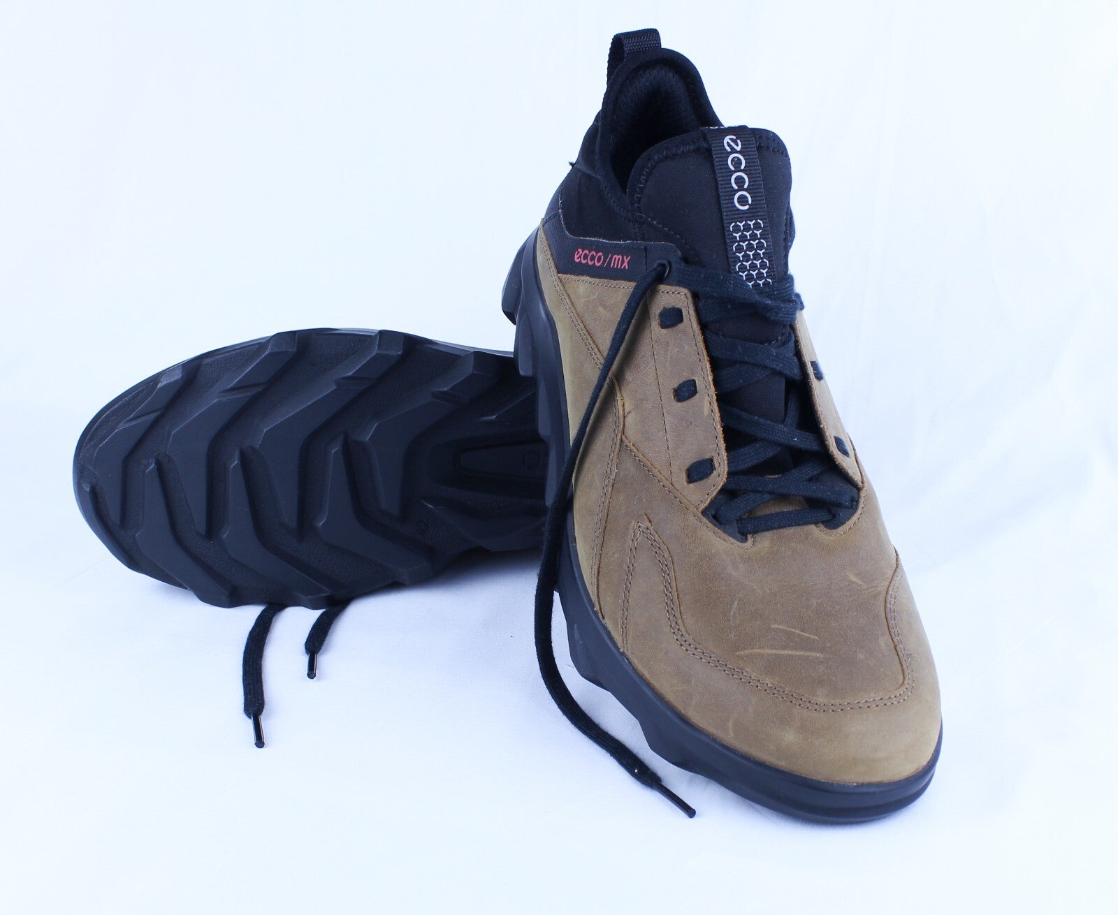 Ecco MX Low 820184 02034 Camel Brown Hiking Trail Sneaker Shoes 9 US 42EU