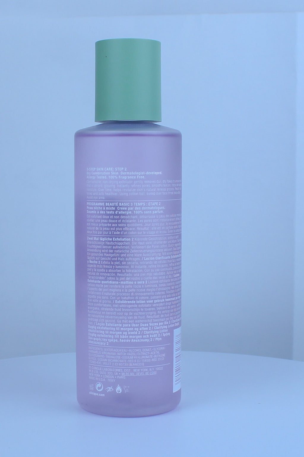New & Fresh! Clinique Clarifying Lotion 2~ Dry Combination Skin ~ 13.5oz / 400ml