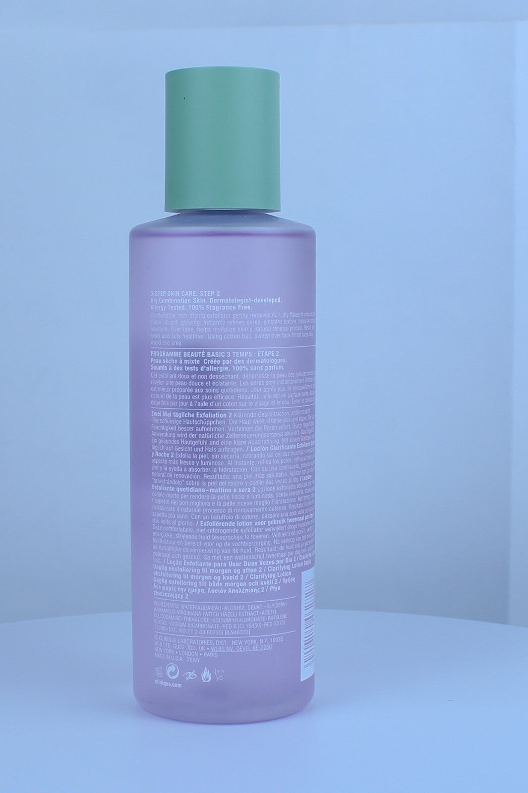 New & Fresh! Clinique Clarifying Lotion 2~ Dry Combination Skin ~ 13.5oz / 400ml