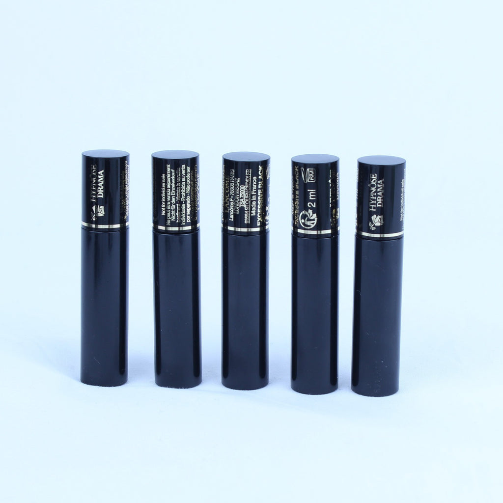 5 x Lancome Hypnose Drama Mascara Excessive Black Travel Size 2ml