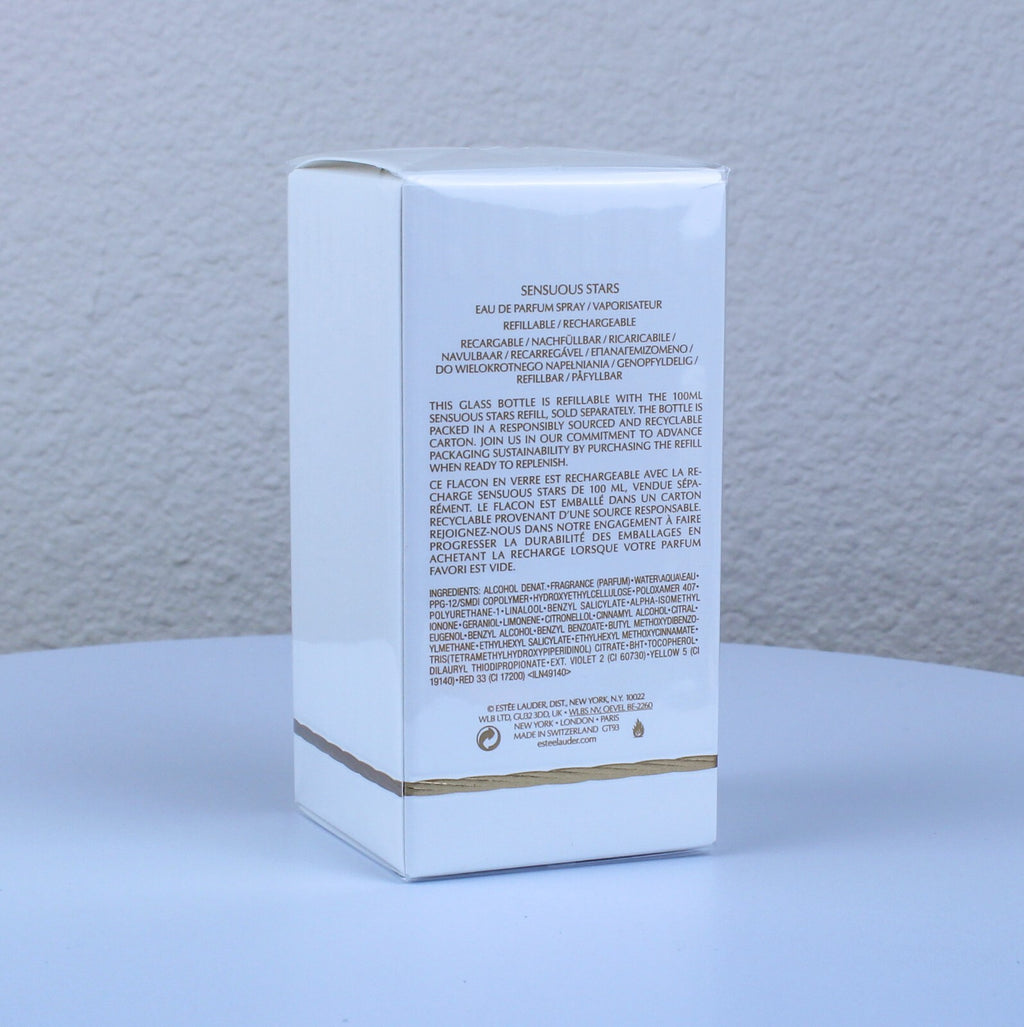 Estee Lauder Sensuous Stars  refillable/rechargeable 3.5oz/100ml  NIB sealed