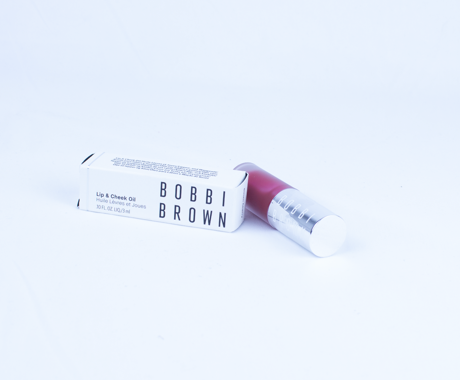 Bobbi Brown Lip & Cheek Oil In Exposed Full Size .10 oz