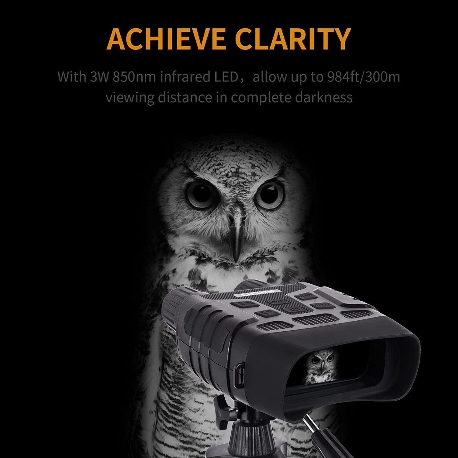 Digital Night Vision Binoculars Goggles for Complete Darkness