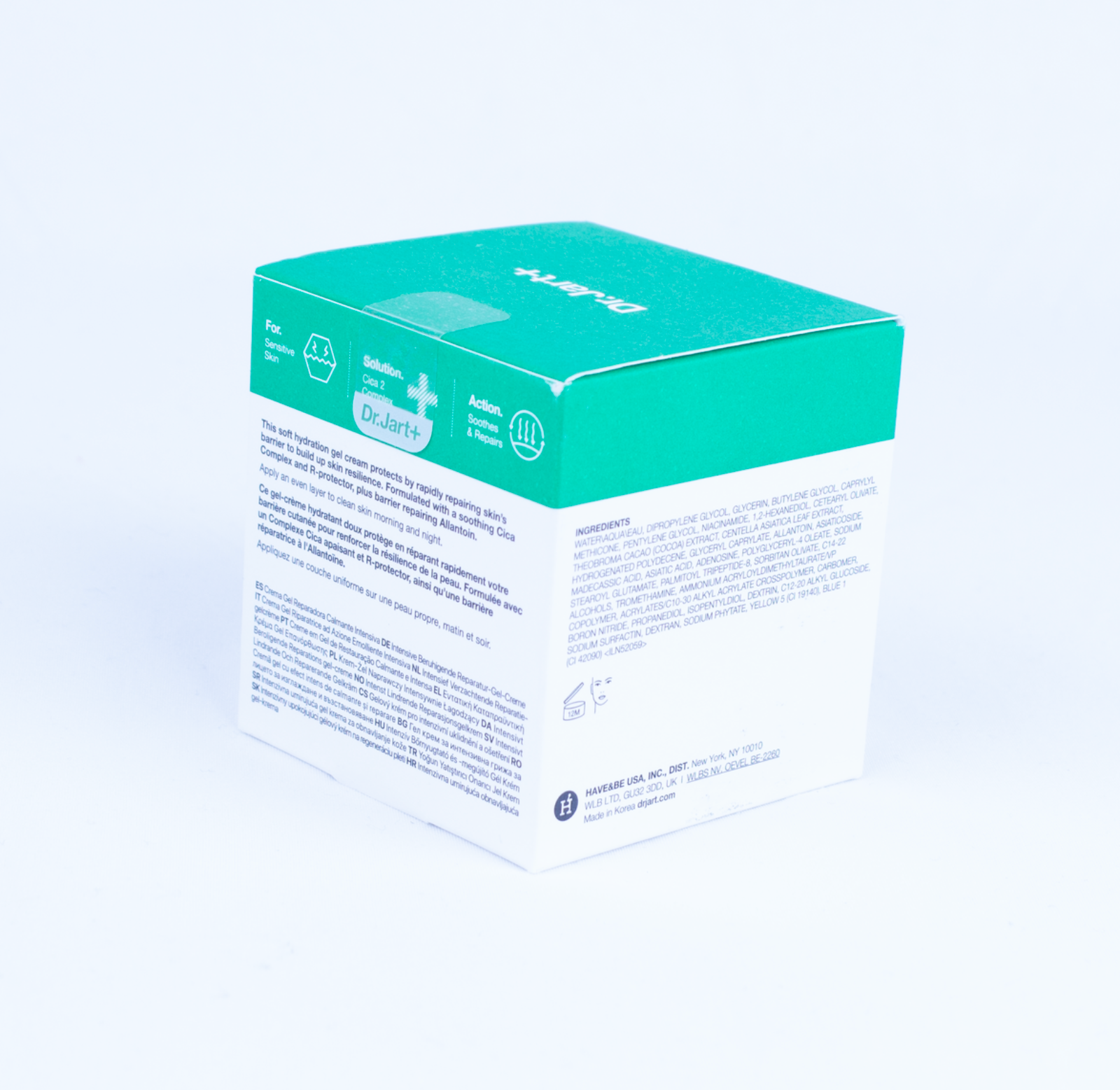 Dr.Jart+ Cicapair Intensive Soothing Repair Gel Cream 50mL Sensitive Skin Cica