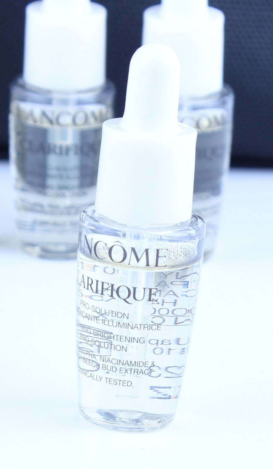 8 x Lancome Clarifique Refining Brightening Pro Solution  0.23 oz each  with bag