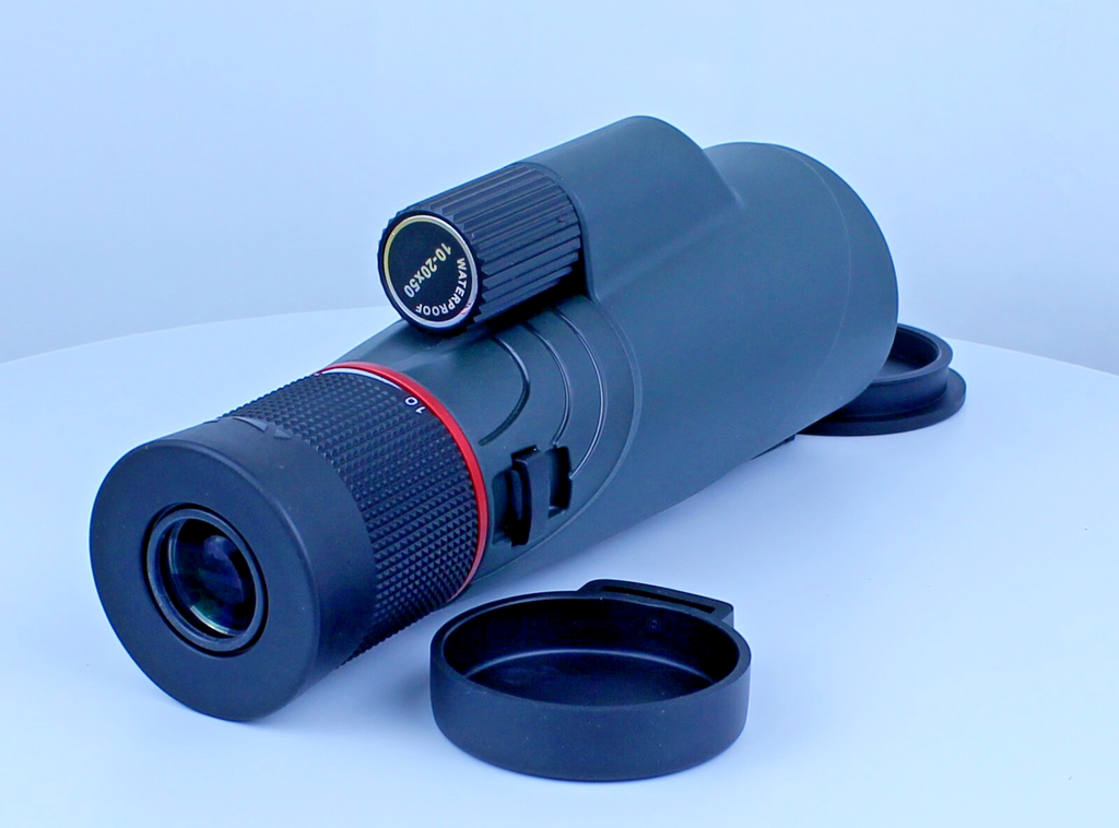 10-20x50 Zoom HD Monocular Camping with Tripod Phone Clip Watching Bird Hunting