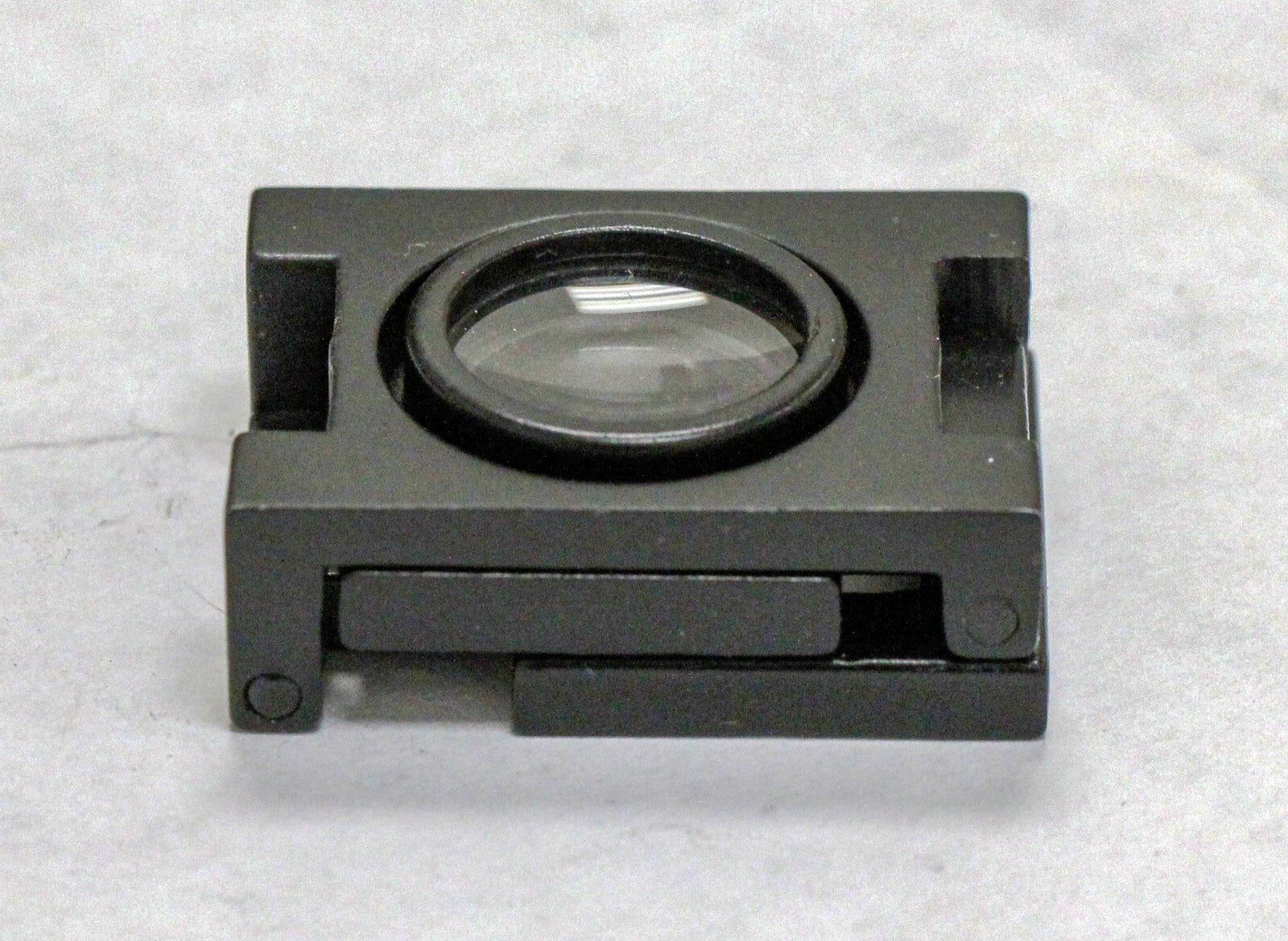 Binger  10x compact metal folding magnifier optical glass linen tester  BG802