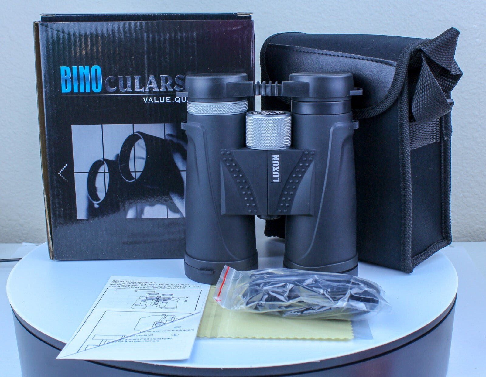 12x42 HD Binoculars for Adults and Kids Night Vision Binoculars Waterproof Binoc