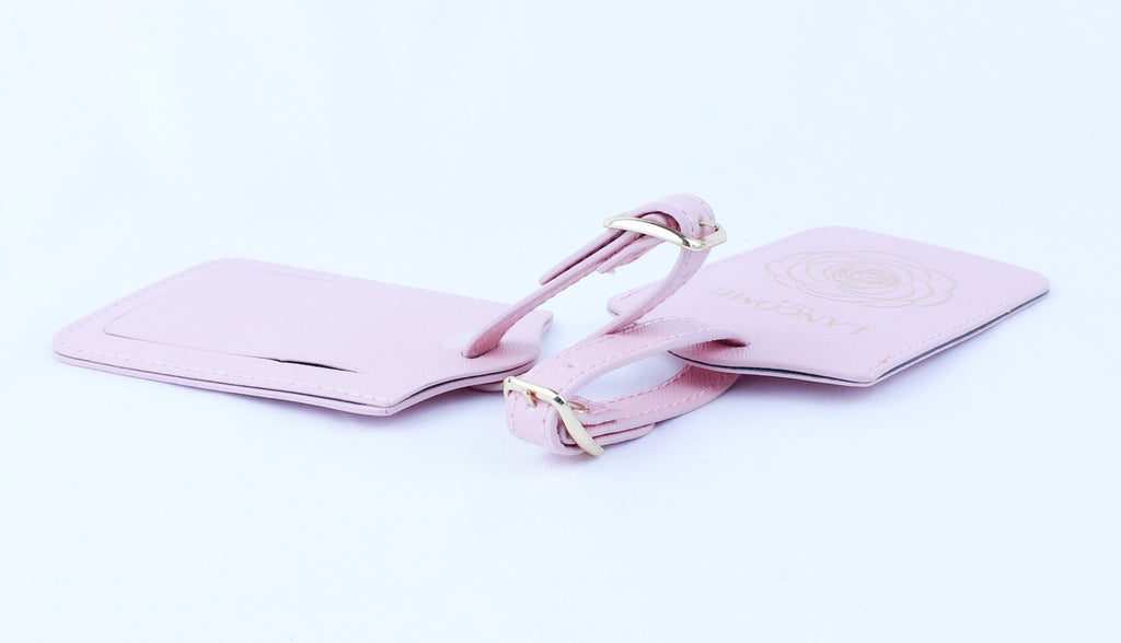 2 x Lancome Luggage Tag - Name Tag Pink - New