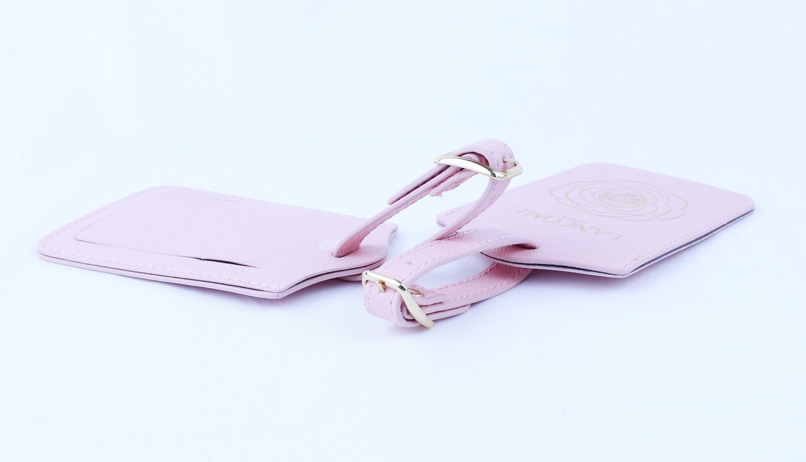 2 x Lancome Luggage Tag - Name Tag Pink - New