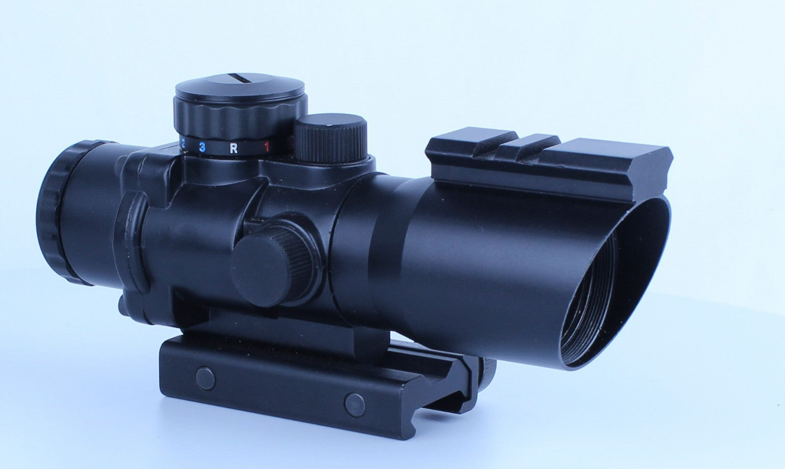 Sniper 4x32 Dual ill. Tactical compact rifle scope  optic sight MOA ¼  Black