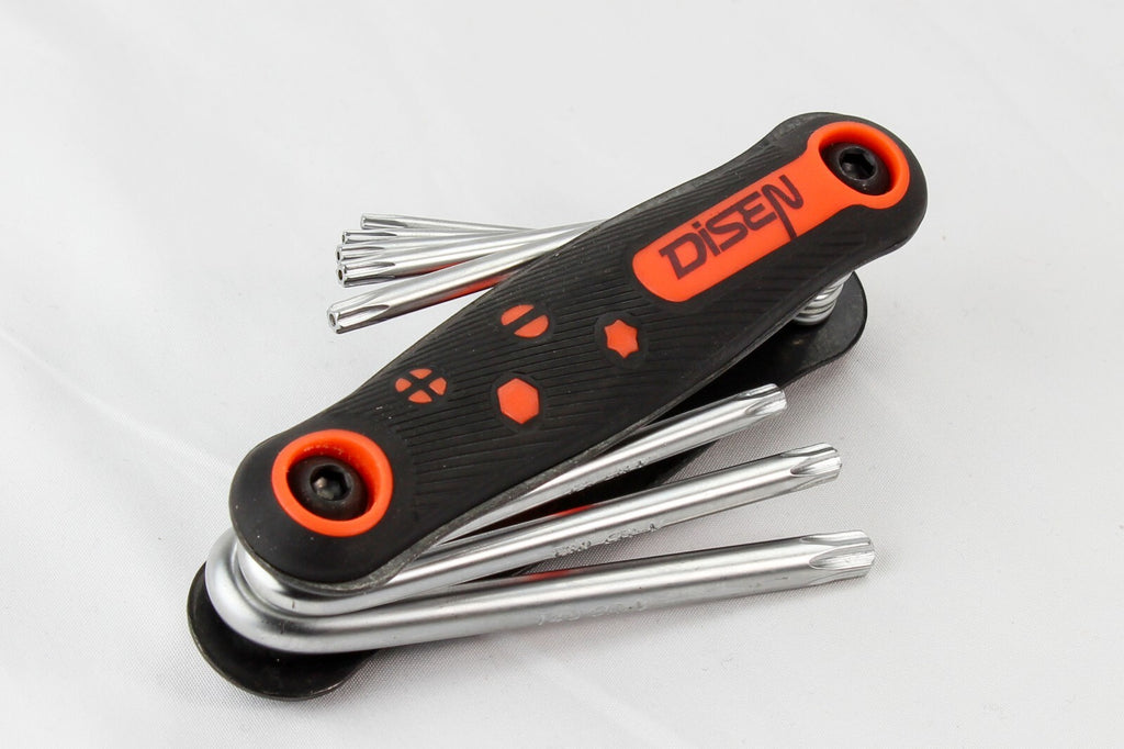 8pcs: Torx Key Set T9, T10,T15, T20,T25,T27,T30,T40