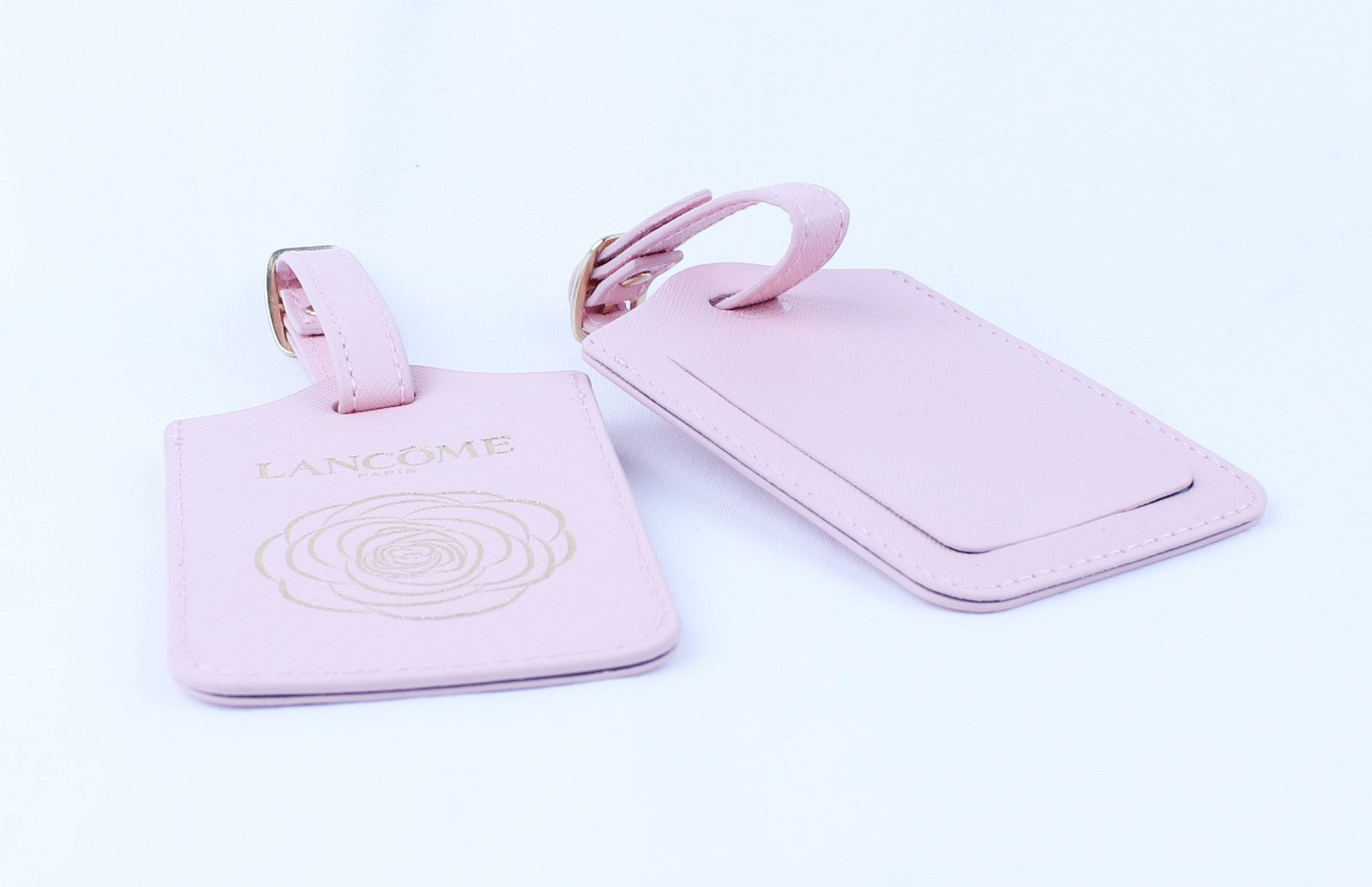 2 x Lancome Luggage Tag - Name Tag Pink - New