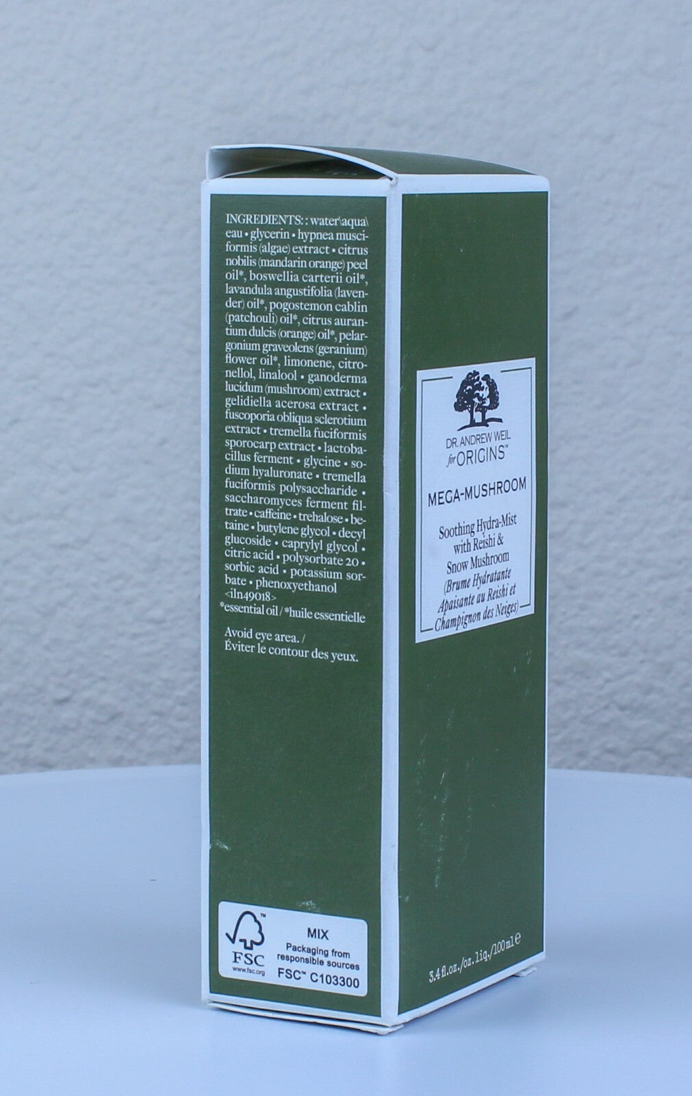 Origins Mega-Mushroom Soothing Hydra-Mist With Reshi & Snow Mushroom 3.4oz NIB
