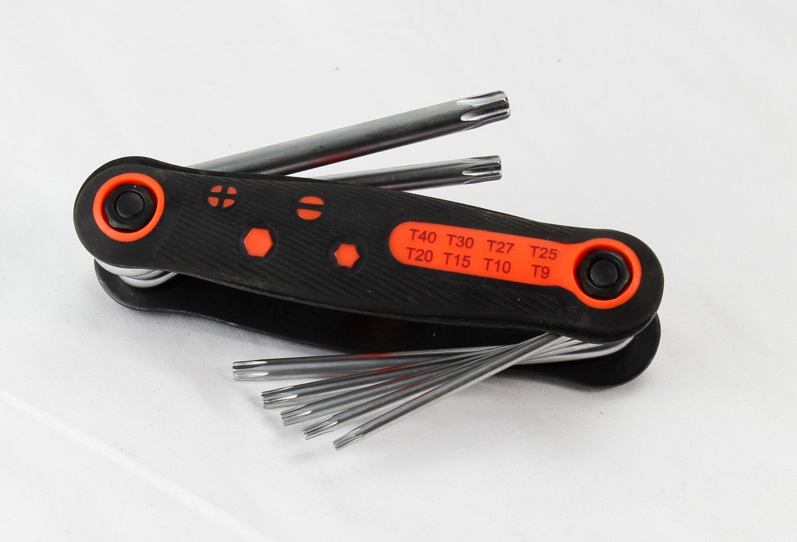 8pcs: Torx Key Set T9, T10,T15, T20,T25,T27,T30,T40
