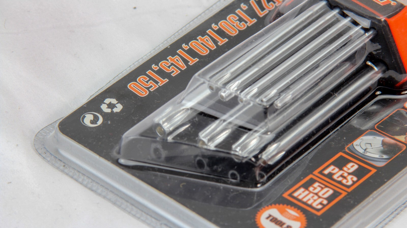 9 pcs Torx Key Set CR-V Durable Wrench 50 HRC T10, T15, T20,T27,T30,T40,T45,T50