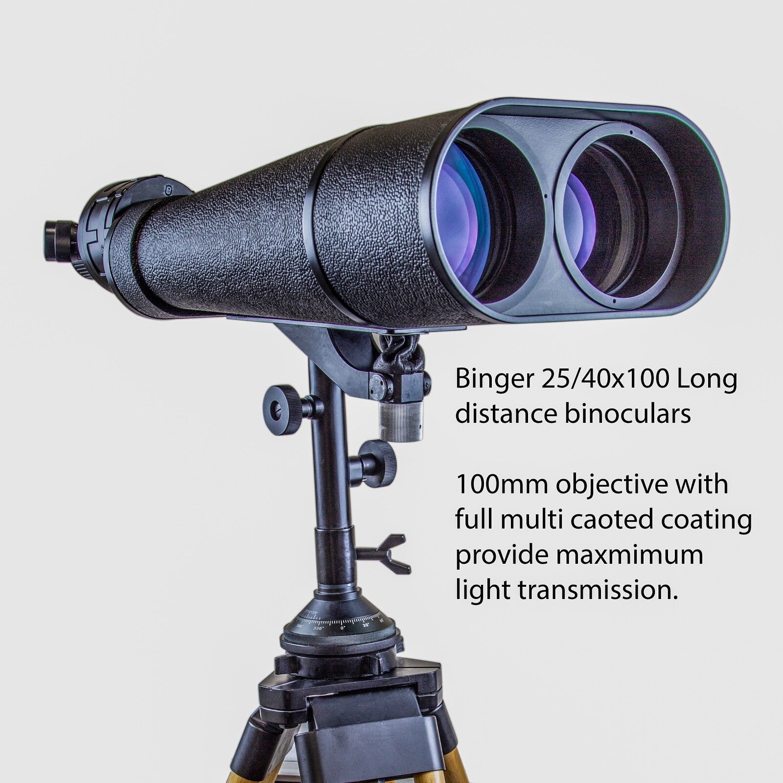 Binger 25/40x100mm Long-Range Observation Binocular 100mm objective 25x and 40x
