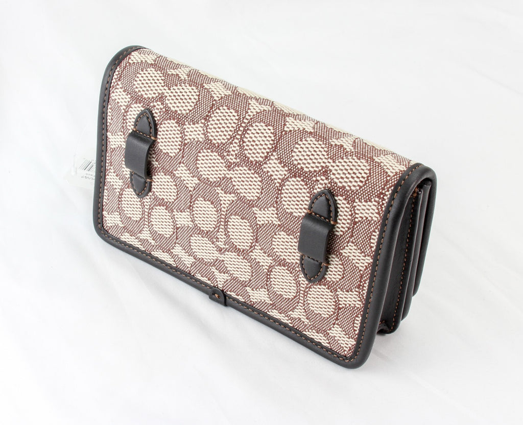 Coach Bandit Belt Bag In Signature Jacquard CJ810  New