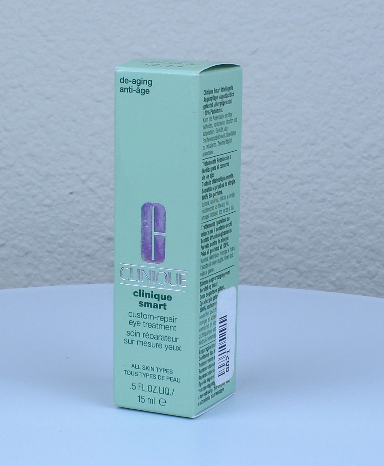 Clinique Smart Custom Repair Eye Treatment Full Regular Size .5 fl oz 15 ml