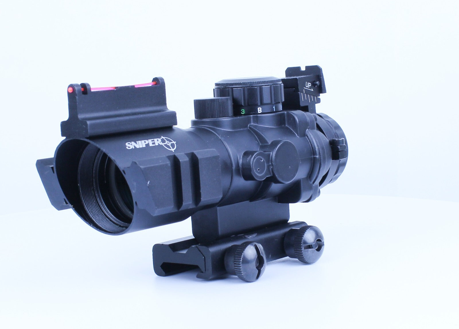 Sniper 4x32 rifle scope Red, Green and Blue Illuminated Reticle